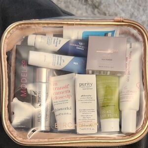 Travel Skincare and Makeup Set